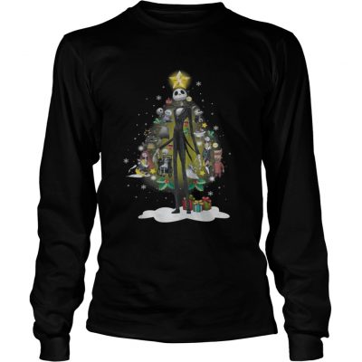 Longsleeve Tee Jack Skellington Christmas Tree