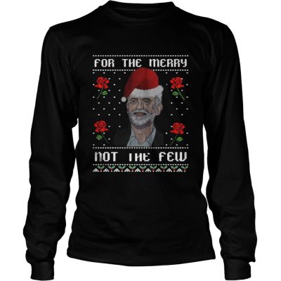 Longsleeve Tee Jeremy Corbyn For The Merry Not The Few Christmas Sweater