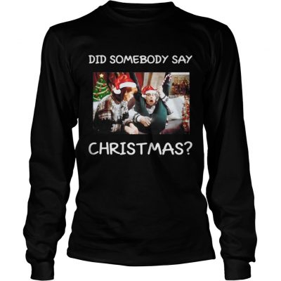 Longsleeve Tee Jim Carrey Dumb Did somebody say Christmas Tshirt