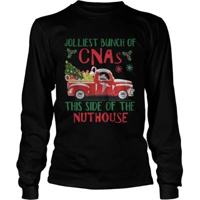 Longsleeve Tee Jolliest Bunch of CNAs This Side of The Nuthouse