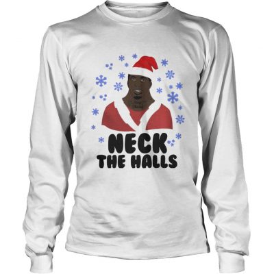 Longsleeve Tee Neck the halls Christmas shirt