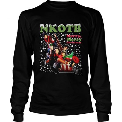 Longsleeve Tee New Kids On The Block Merry Merry Christmas shirt