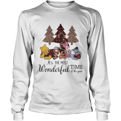 Longsleeve Tee Official Winnie the Pooh it’s the most wonderful time of the year shirt