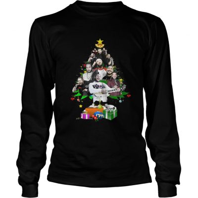 Longsleeve Tee Post Malone Christmas Tree shirt