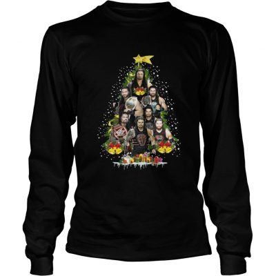 Longsleeve Tee Roman Reigns Christmas tree ugly sweat shirt