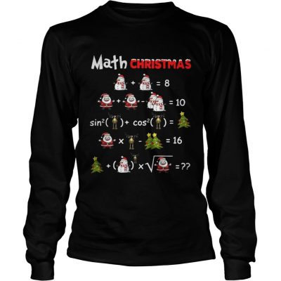 Longsleeve Tee Satan Snowman Math Christmas