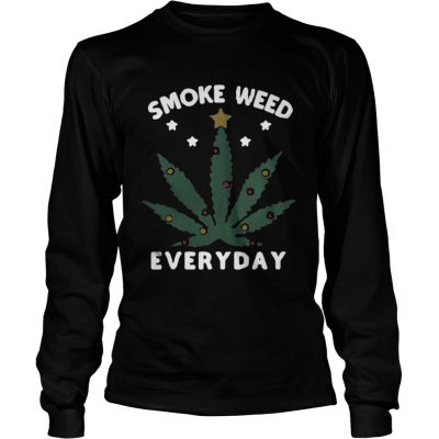 Longsleeve Tee Snoop dogg smoke weed everyday christmas