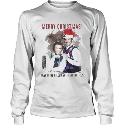 Longsleeve Tee Step Brothers Merry Christmas may it be filled with activities