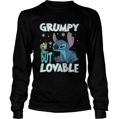 Longsleeve Tee Stitch Grumpy but lovable shirt