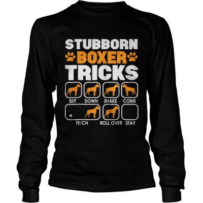 Longsleeve Tee Stubborn Boxer Tricks shirt