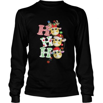 Longsleeve Tee The Giraffe Christmas ho ho ho shirt