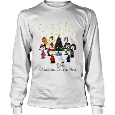 Longsleeve Tee The Peanuts Gang christmas time is here