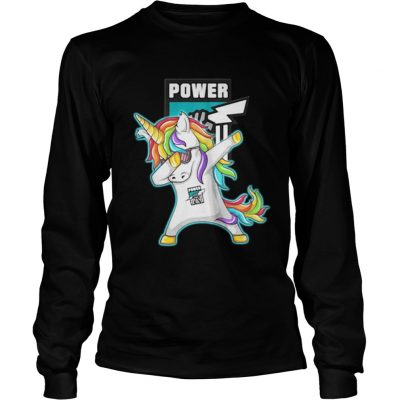 Longsleeve Tee Unicorn dabbing Port Adelaide