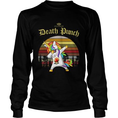 Longsleeve Tee Unicorn dabbing five finger death Punch vintage shirt