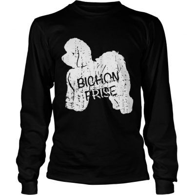 Longsleeve Tee Vintage Bichon Frise Dog Lover shirt