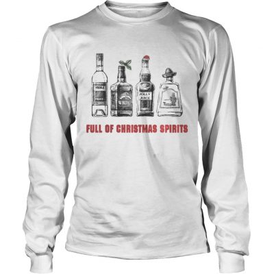 Longsleeve Tee Vodka – Whiskey – Jolly Juice – Tequila Full Of Christmas