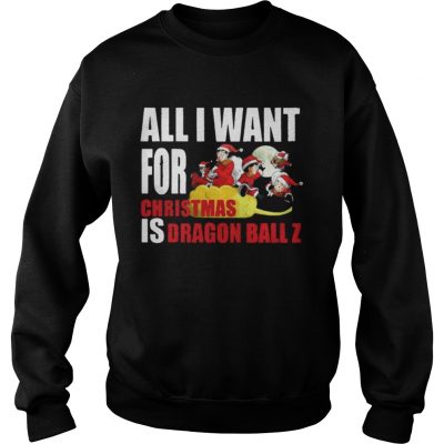 Sweatshirt All I For Christmas Is Dragon Ball Z