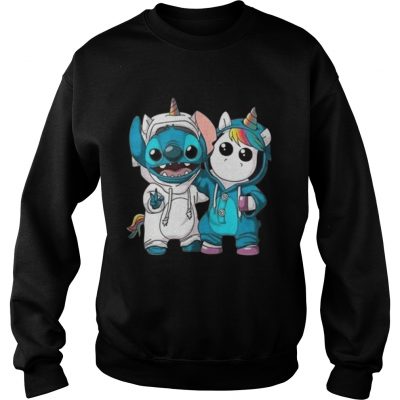 Sweatshirt Baby Unicorn and Stitch shirt