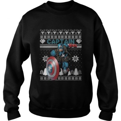 Sweatshirt Captain Marvel ugly christmas