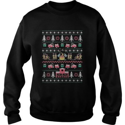 Sweatshirt Firefighter Christmas sweat shirt