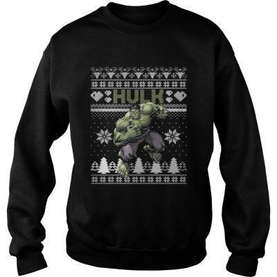 Sweatshirt Hulk Marvel ugly christmas