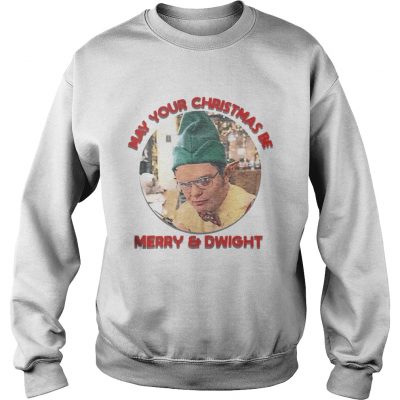 Sweatshirt May your Christmas be merry and dwight shirt