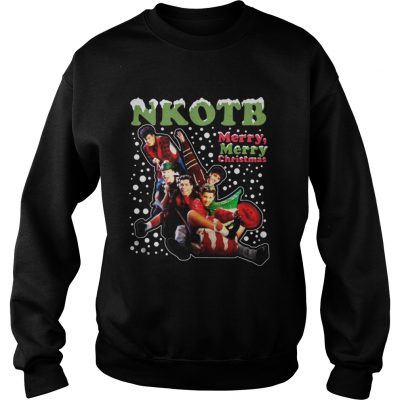 Sweatshirt New Kids On The Block Merry Merry Christmas shirt