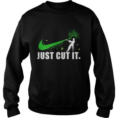 Sweatshirt Nike logo green just cut it shirt