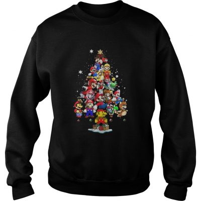 Sweatshirt Official Super Mario christmas tree