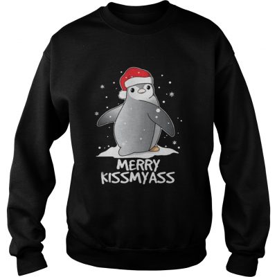 Sweatshirt Penguins Merry Christmas Merry Kissmyass