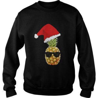 Sweatshirt Pineapple Santa Christmas