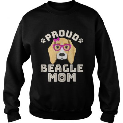 Sweatshirt Proud beagle mom dog shirt