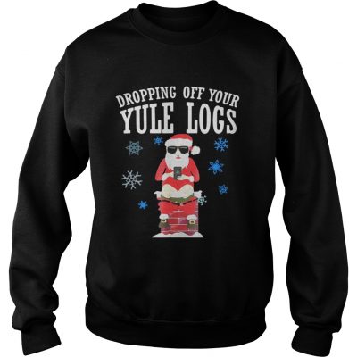 Sweatshirt Santa Dropping Off Your Yule Logs