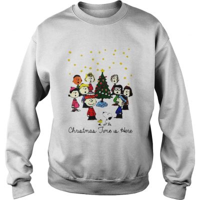 Sweatshirt The Peanuts Gang christmas time is here