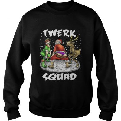 Sweatshirt Twerk Squad Santa And Elf Twerking Christmas