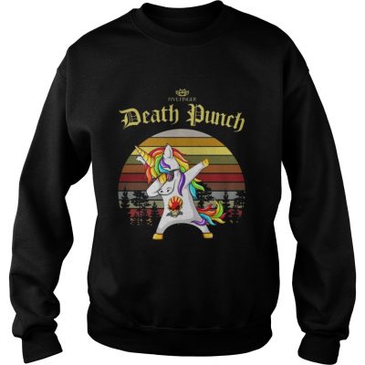 Sweatshirt Unicorn dabbing five finger death Punch vintage shirt