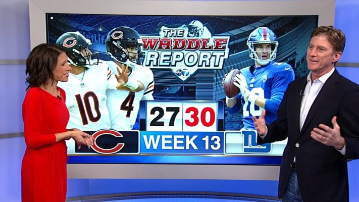 Waddle's World Bears fall to Giants 30-27 in OT without starting quarterback Mitch Trubisky