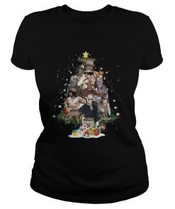 ladies Tee Offcial John Wayne tree Christmas