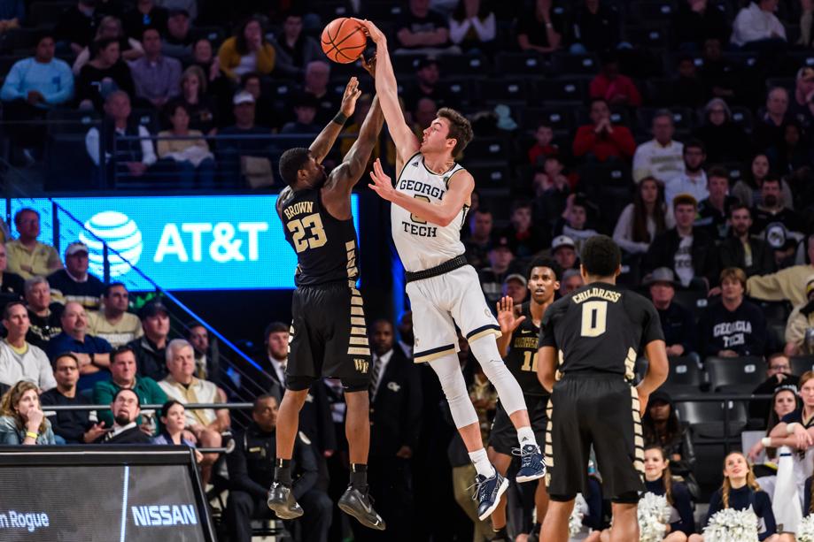 Georgia Tech's efforts defending the 3-point arc has led the Yellow Jackets to rank fourth nationally in defensive 3-point field-goal percentage