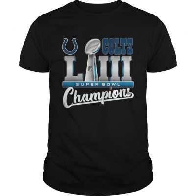 Guys Colts LII super bowl champions shirt