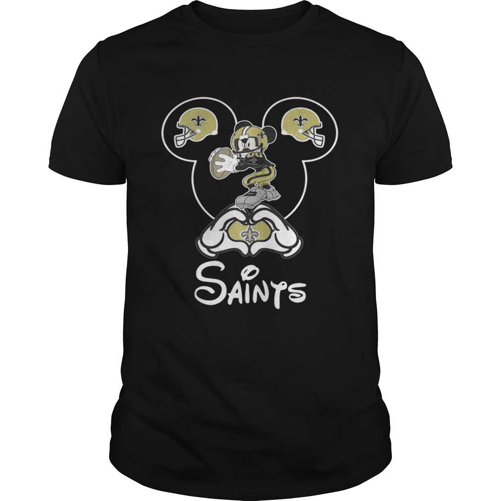 Mickey mouse New Orleans Saints shirt