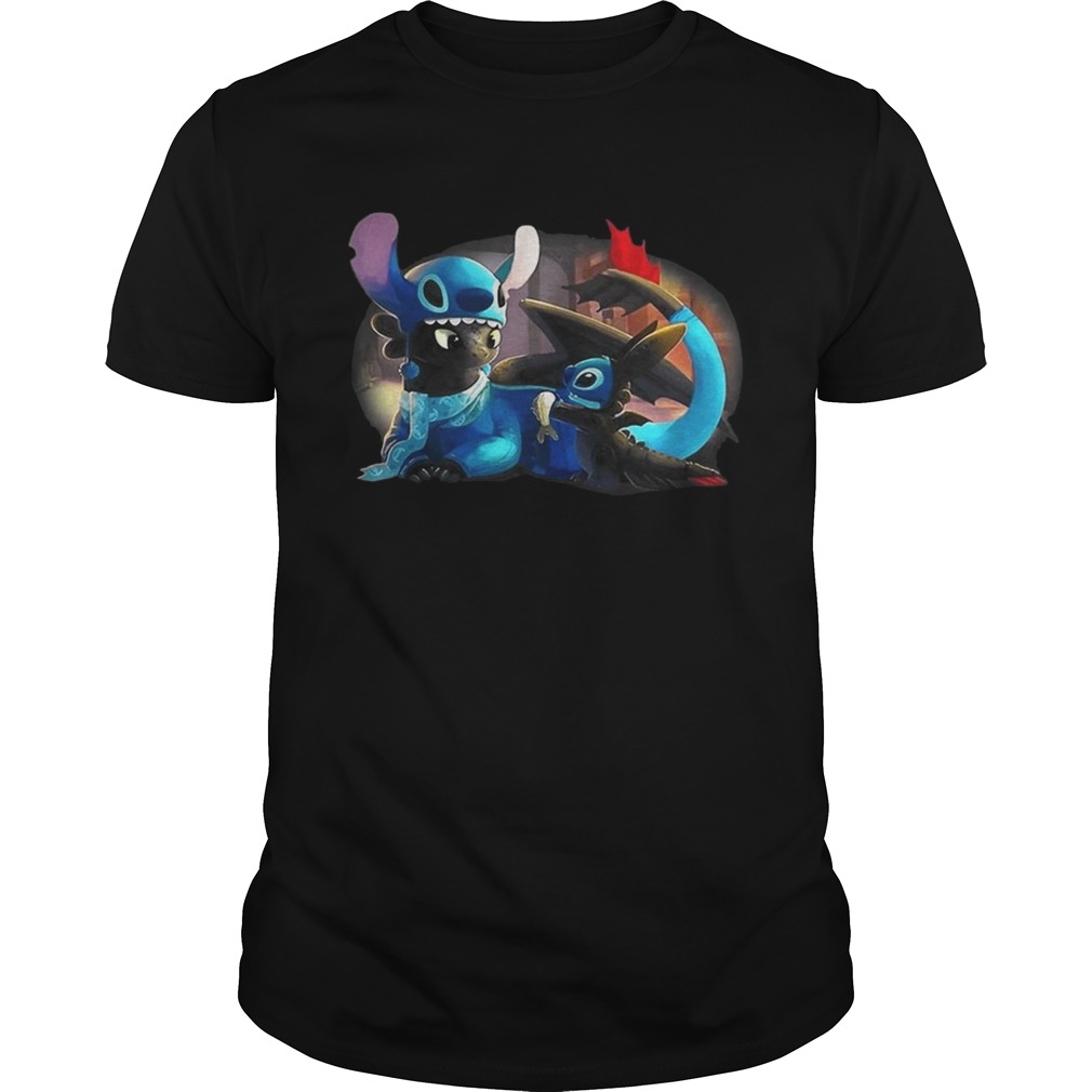 Night Fury Toothless And Stitch Best Fiend T-shirt