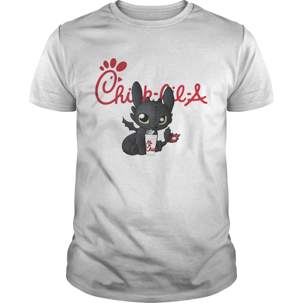 Night Fury Toothless Chick-fil-a shirt