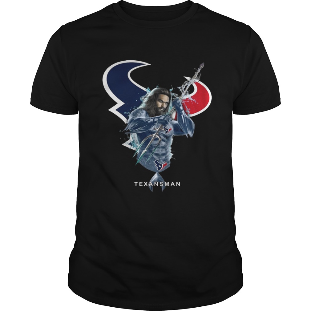 Texansman Aquaman And Texans Football Team T-Shirt