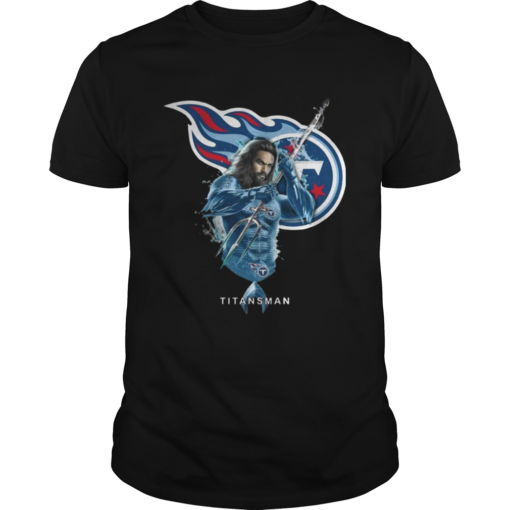 Titansman Aquaman And Titans Football Team T-Shirt