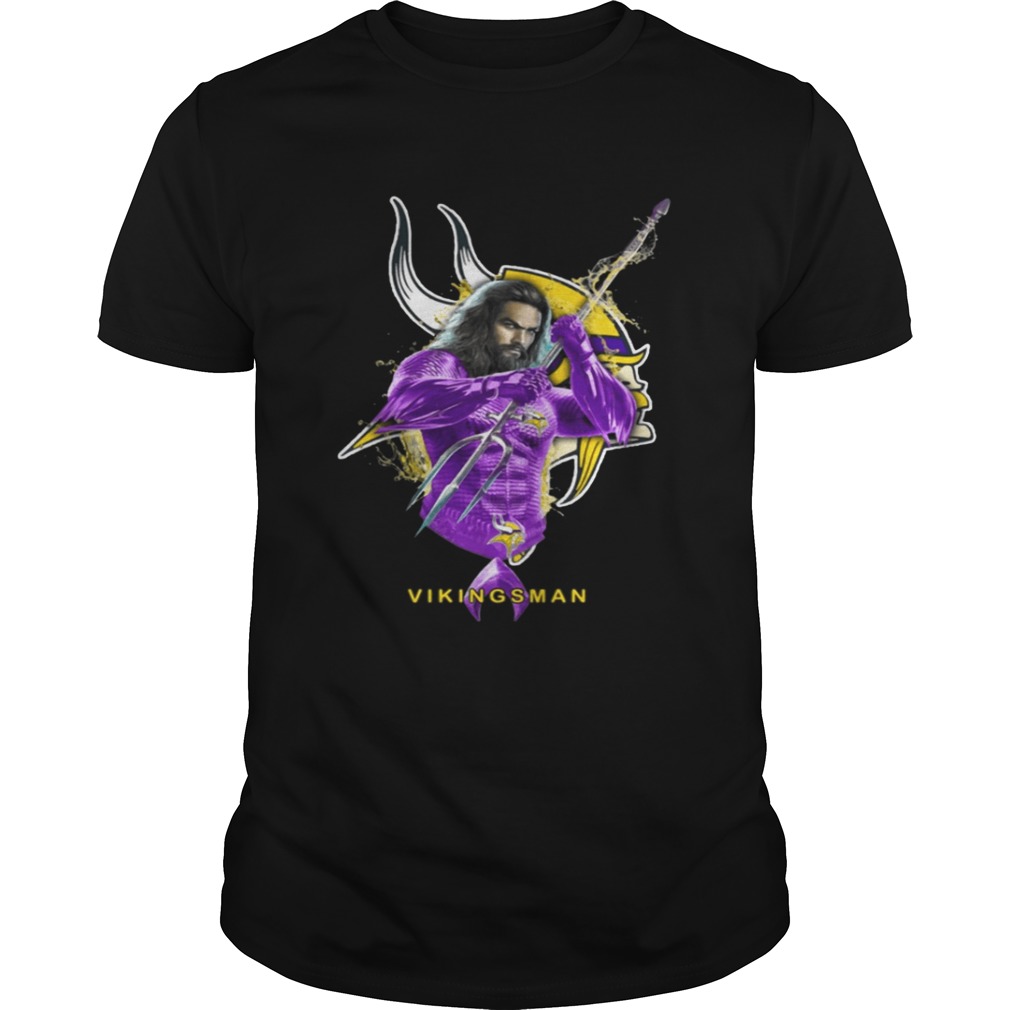 Vikingsman Aquaman And Vikings Football Team T-Shirt