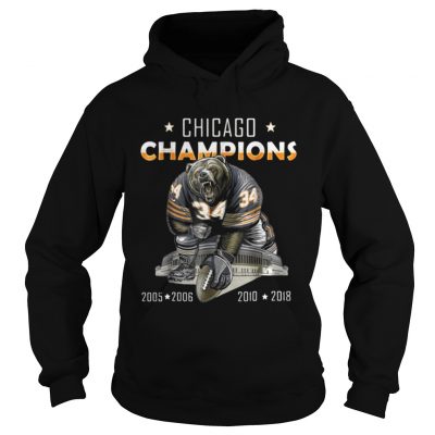 Hoodie Chicago champions bear 34 2005 2006 2010 2018 shirt