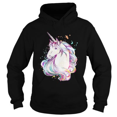 Hoodie Colorful Unicorn Rave Lover Funny Rainbow TShirt