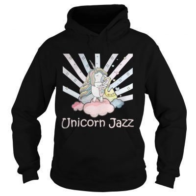 Hoodie Cute Unicorn Jazz Colorful TShirt