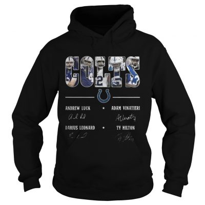 Hoodie IndianapolisColts Team Names Signature Shirt